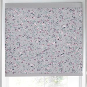 Laura Ashley Blossoms Translucent Made to Measure Roller Blind Lavender