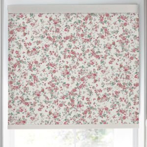 Laura Ashley Blossoms Made to Measure Blackout Roller Blind Blush