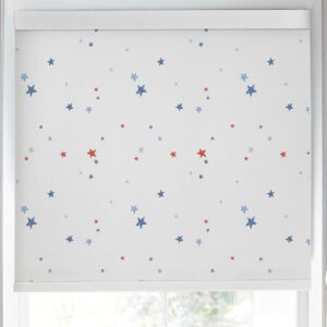 Laura Ashley Painterly Stars Made to Measure Blackout Roller Blind Multi
