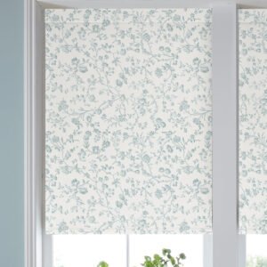 Laura Ashley Aria Made to Measure Blackout Roller Blind Eucalyptus