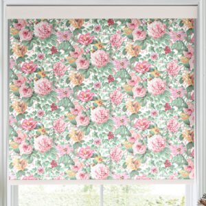 Laura Ashley Aveline Translucent Made to Measure Roller Blind Rose