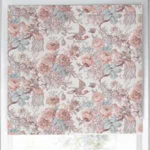 Laura Ashley Birtle Translucent Made to Measure Roller Blind Blush