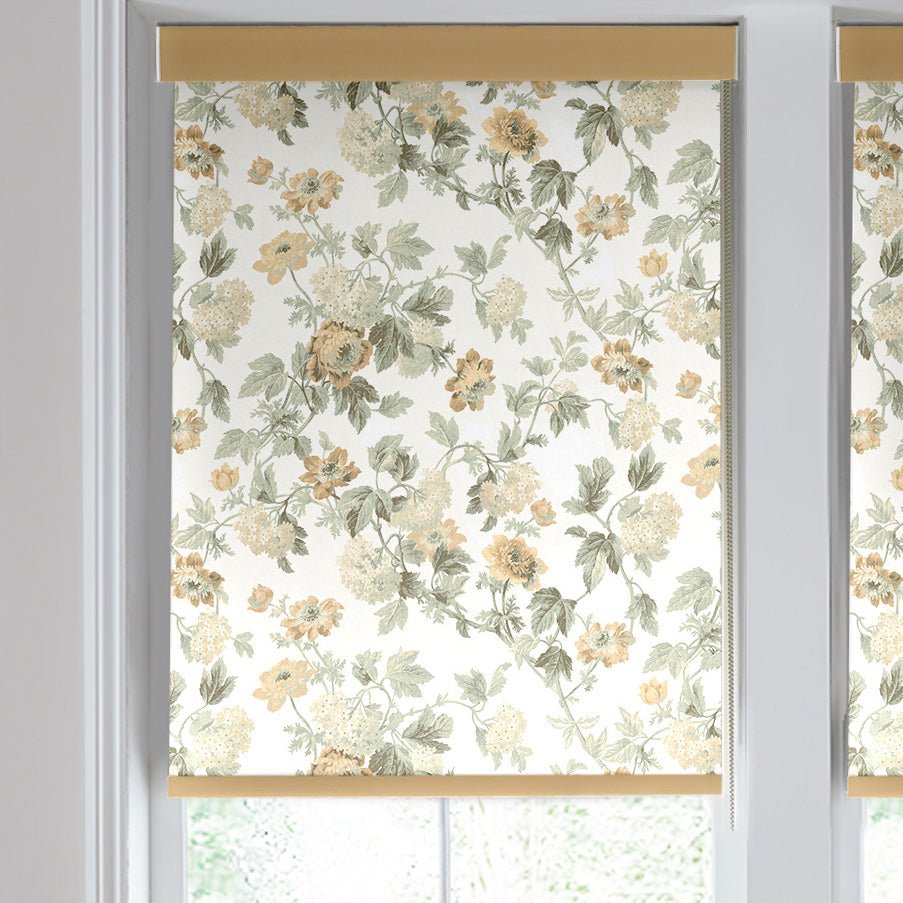 Laura Ashley Catrin Translucent Made to Measure Roller Blind Ochre