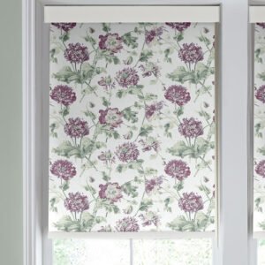 Laura Ashley Hepworth Made to Measure Blackout Roller Blind Grape