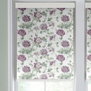 Laura Ashley Hepworth Translucent Made to Measure Roller Blind Grape
