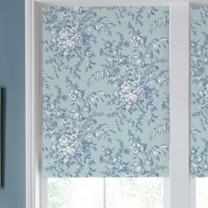 Laura Ashley Picardie Translucent Made to Measure Roller Blind Blue Sky
