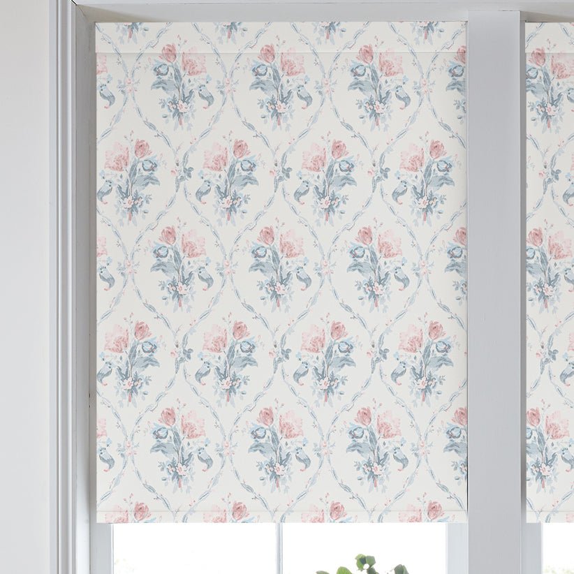 Laura Ashley Scarborough Fair Translucent Made to Measure Roller Blind Blush