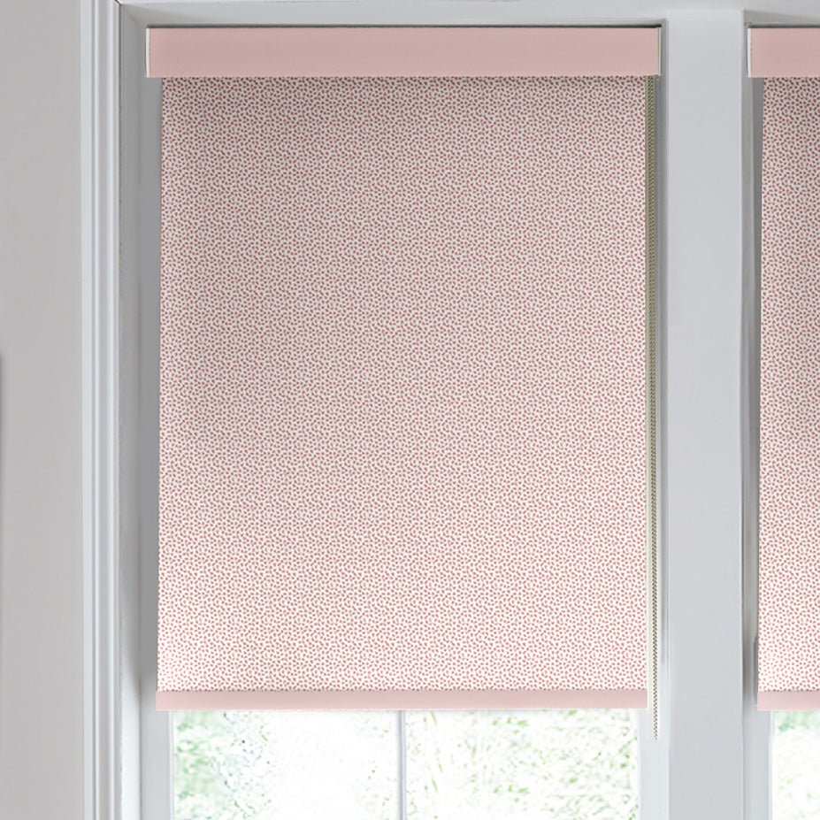 Laura Ashley Sycamore Made to Measure Blackout Roller Blind Off White Blush