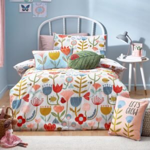 Little Nature Floral Reversible Bedding Set Multi