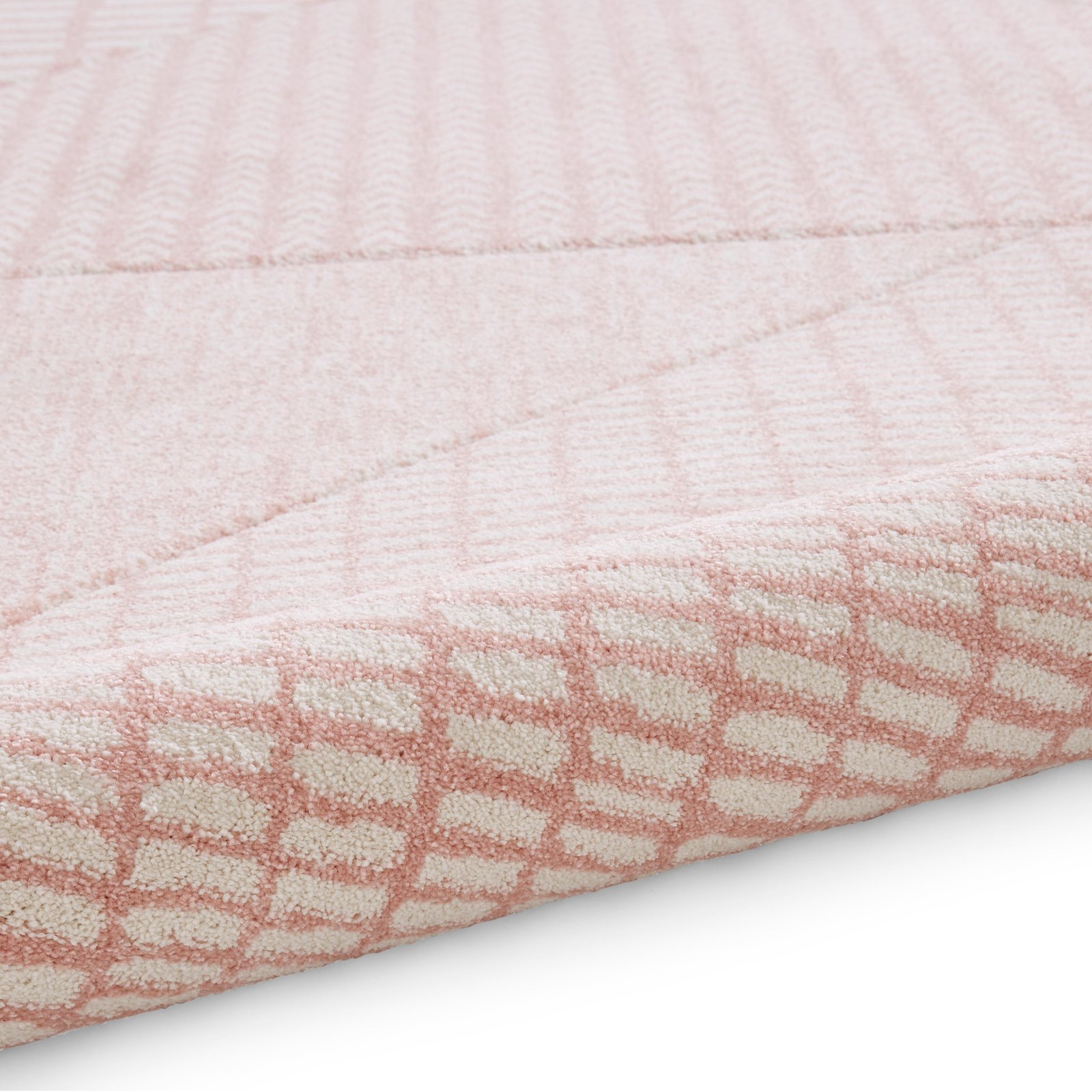 Catherine Lansfield Larsson Modern Abstract Rug Rose - Image 5