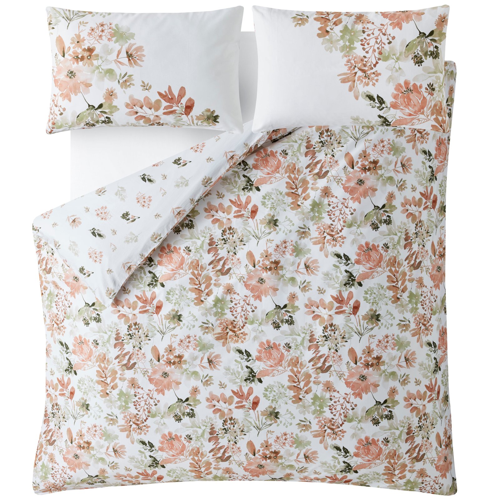 Laura Ashley Lewcombe Duvet Cover Bedding Set Terracotta - Image 2