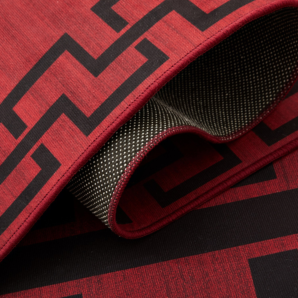 Modern Style Red Rug for Living Room - Image 3