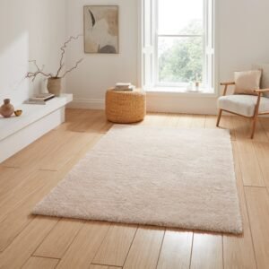 Lux Shaggy Shaggy Rug Cream
