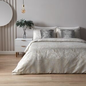 Marble Jacquard Bedding Set Oyster