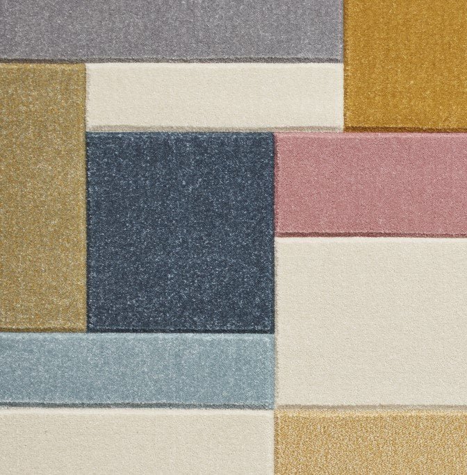 Matrix G0561 Modern Geometric Rug Multi - Image 4