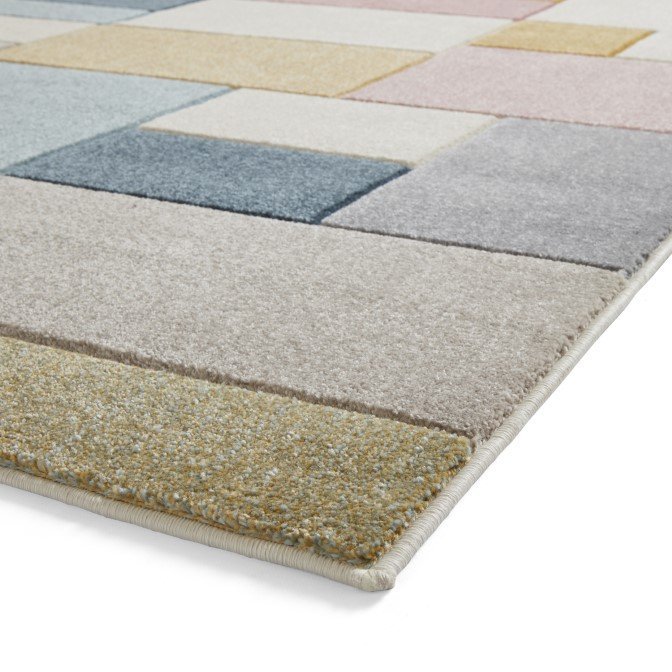 Matrix G0561 Modern Geometric Rug Multi - Image 3