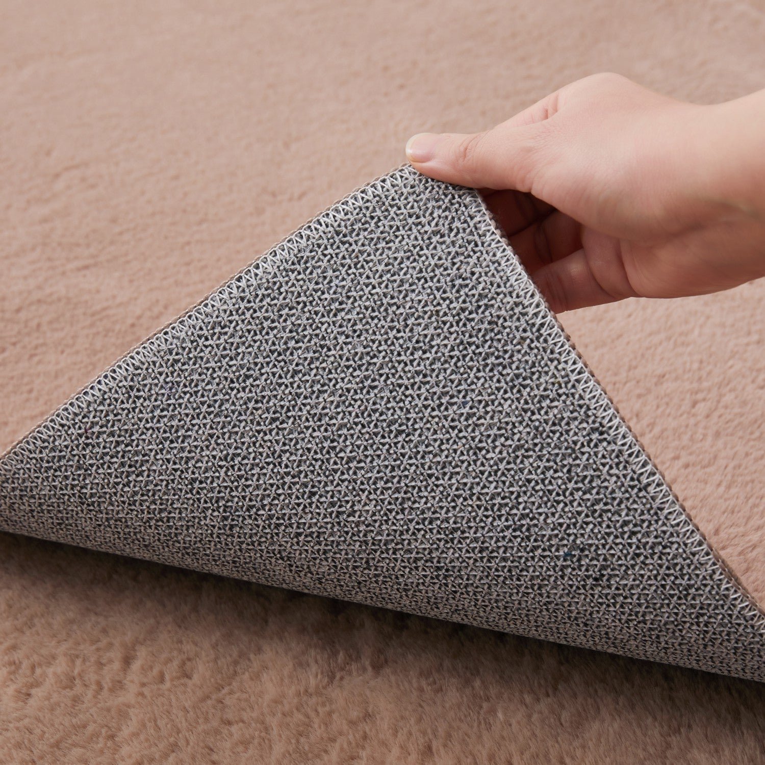 Mink Faux Rabbit Fur Rug - Image 2