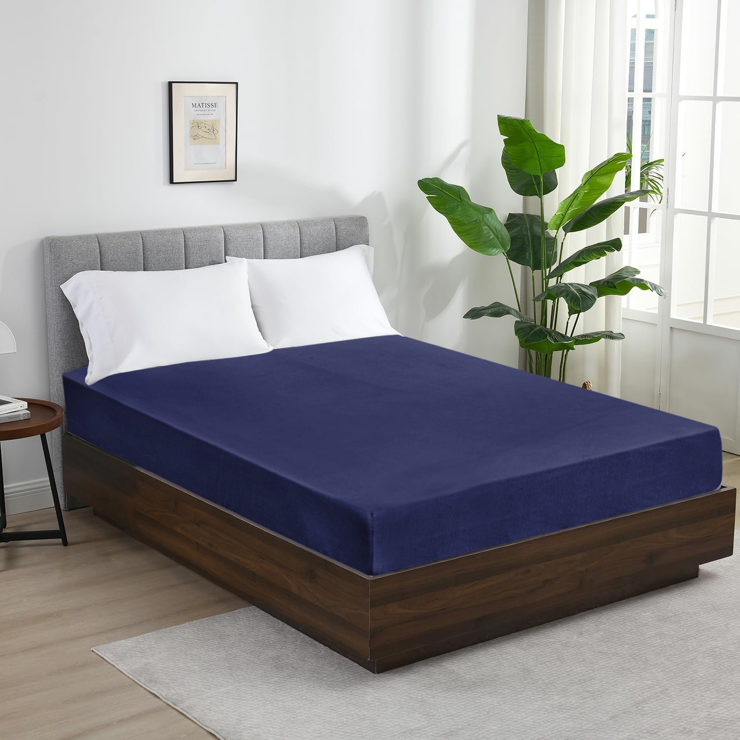 Jersey Cotton Fitted Sheet Extra Deep 25CM - Image 19