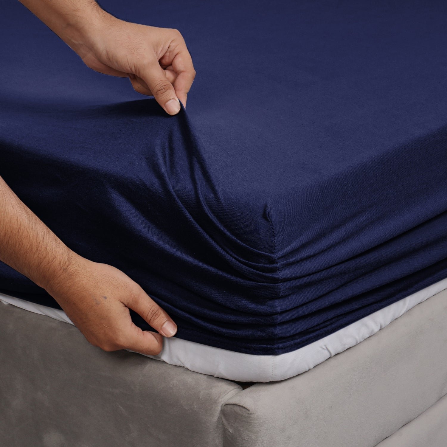 Jersey Cotton Fitted Sheet Extra Deep 25CM - Image 20