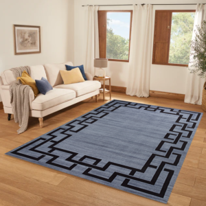 Nico Modern Design Grey Rug Non‑Slip Indoor Area Rug