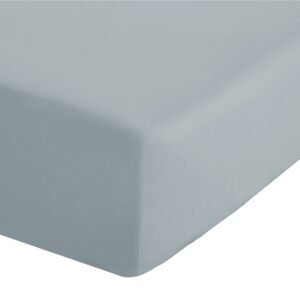 Catherine Lansfield Easy Iron Percale Extra Deep Bed Linen Fitted Sheet Duck Egg