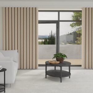 Orla Kiely Ditsy Made to Measure Wave Curtain + FREE Track Cyclamen