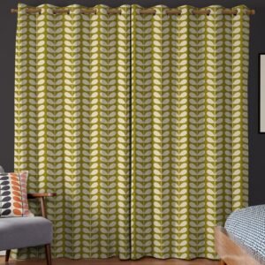 Orla Kiely Solid Stem Made to Measure Curtain Seagrass