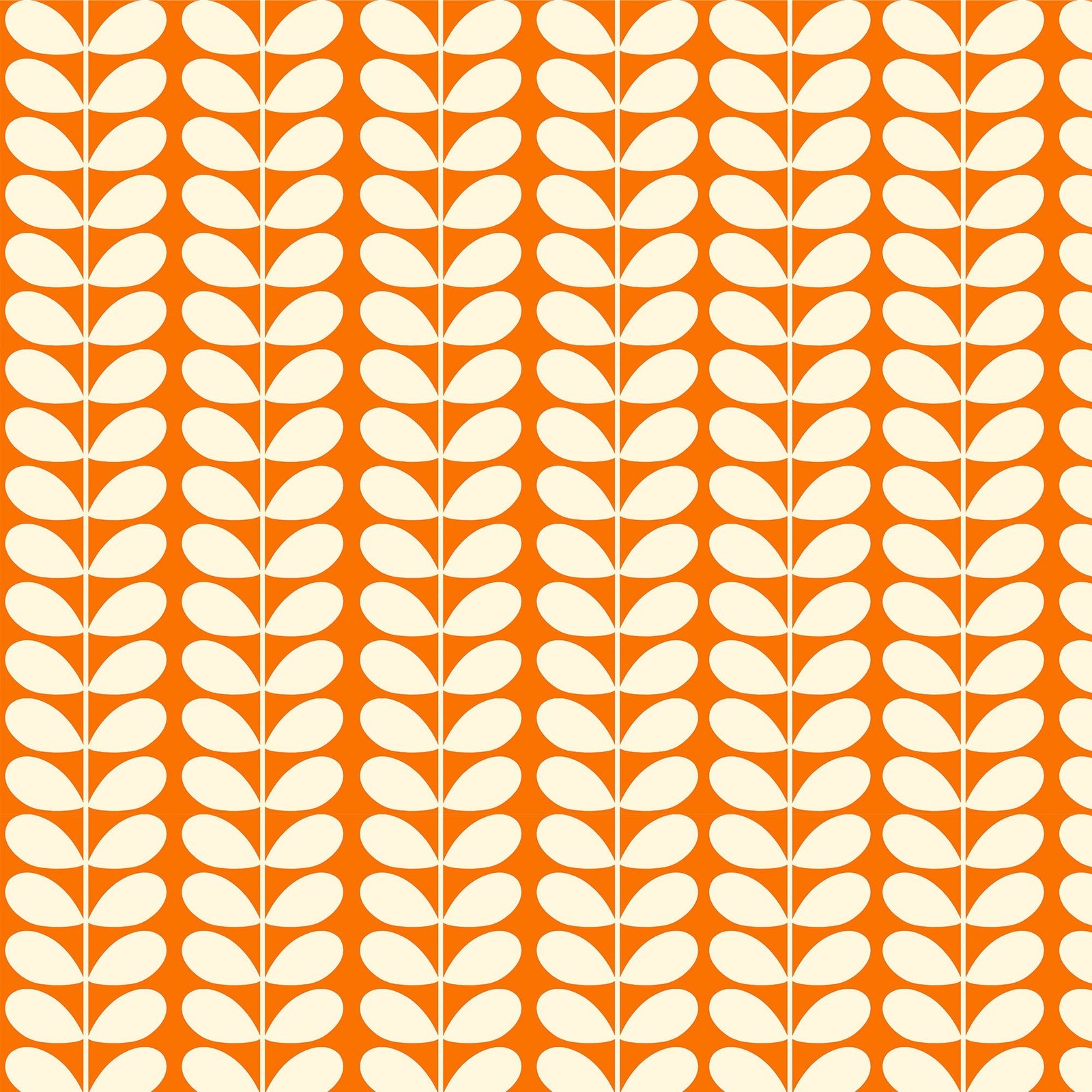 Orla Kiely Solid Stem Made to Measure Curtain Tomato - Image 4