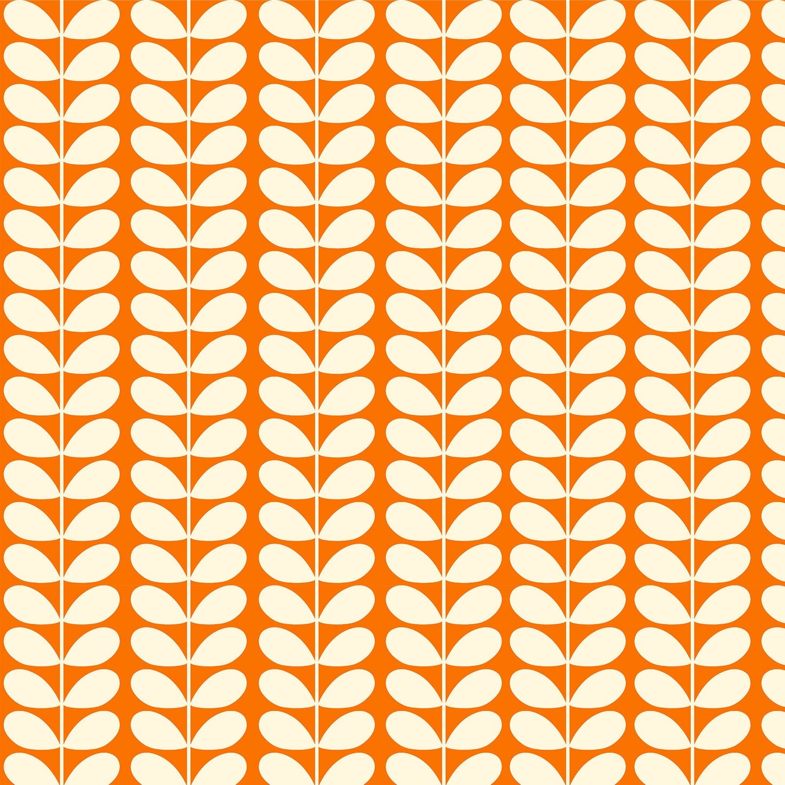 Orla Kiely Solid Stem Made to Measure Curtain Tomato - Image 5