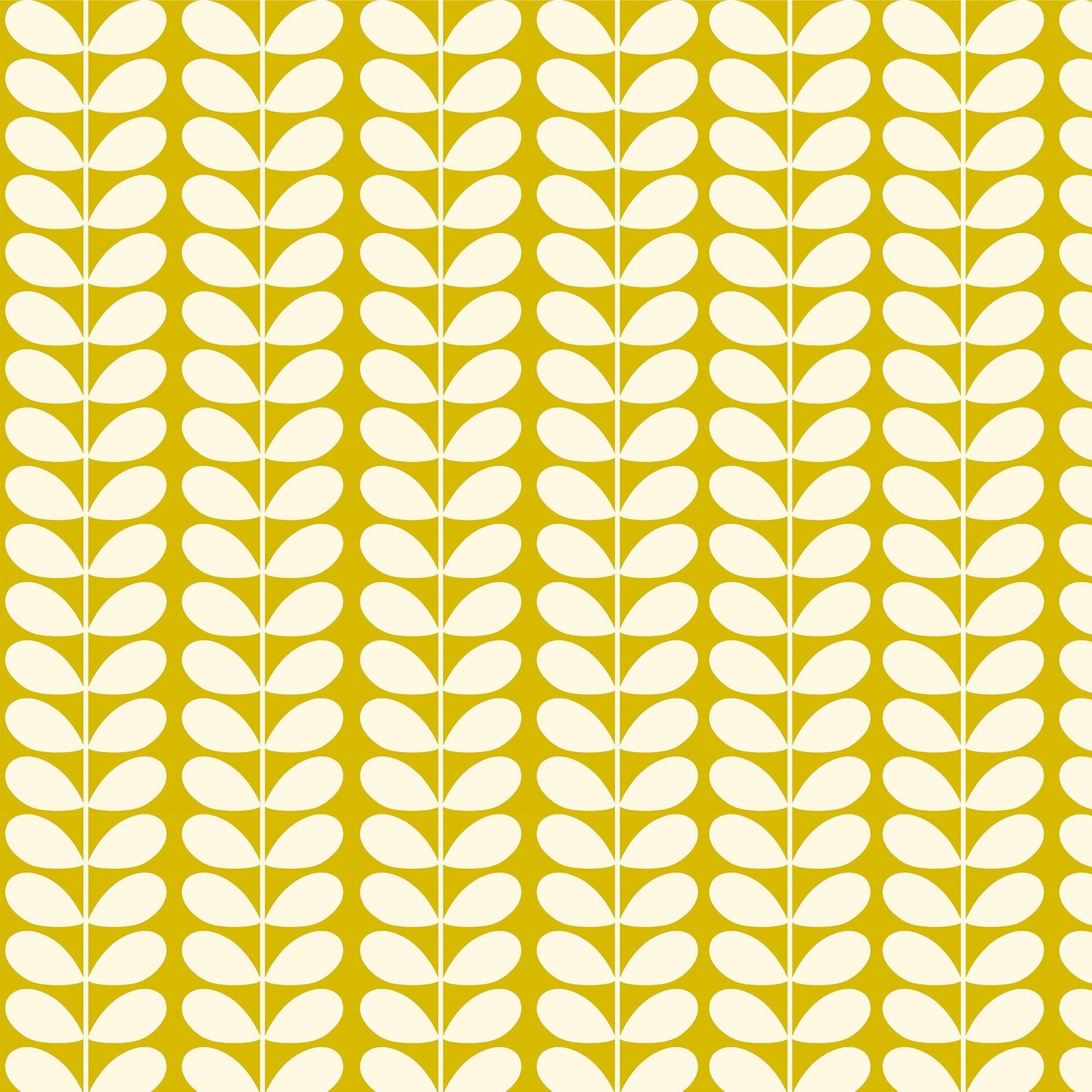 Orla Kiely Solid Stem Made to Measure Curtain Yellow - Image 4