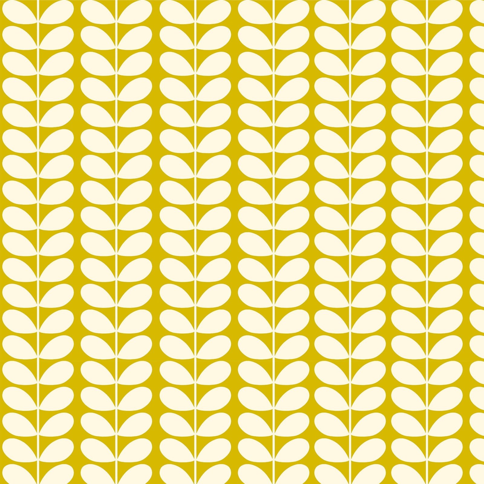 Orla Kiely Solid Stem Made to Measure Curtain Yellow - Image 5
