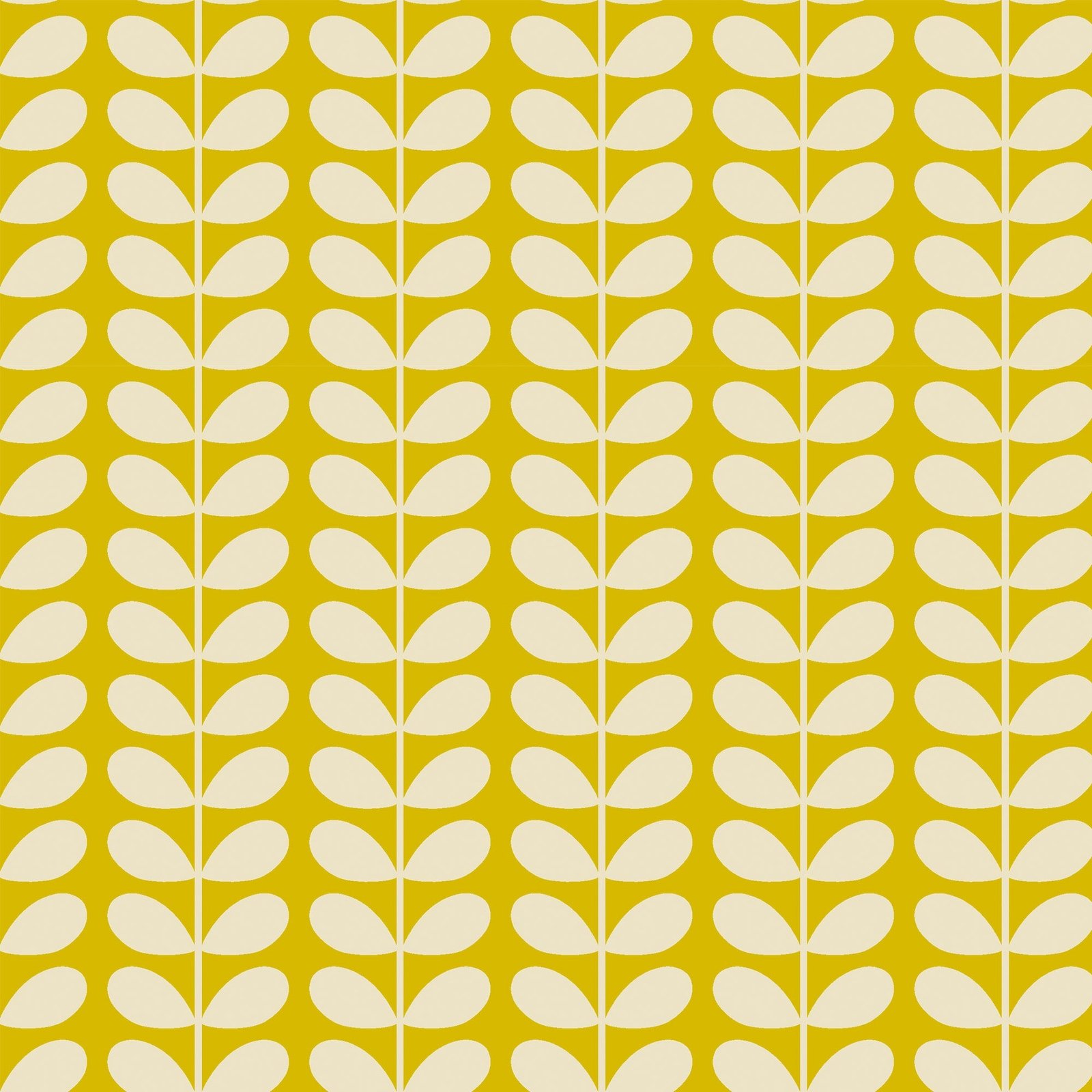 Orla Kiely Tiny Stem Made to Measure Curtain Yellow - Image 5