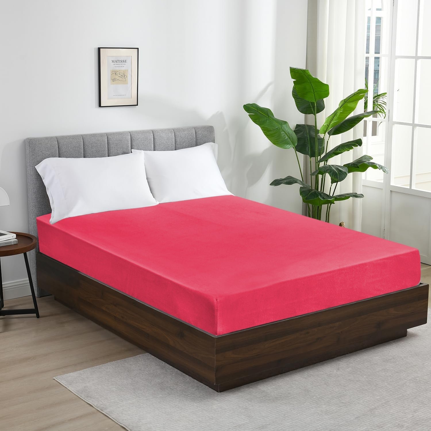 Jersey Cotton Fitted Sheet Extra Deep 25CM - Image 30