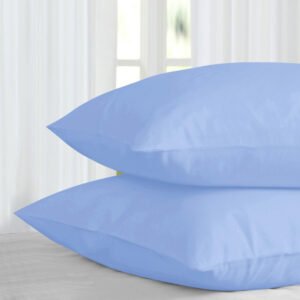 Light Blue Pillow cases Plain Dye Pair