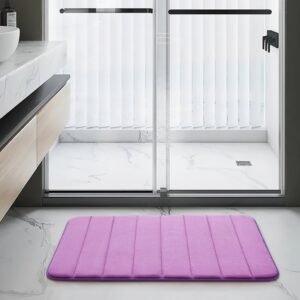 Purple Memory Foam Bathroom Mat
