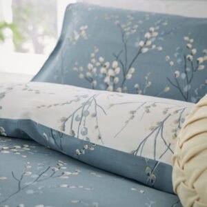 Laura Ashley Pussy Willow Pillowcase Housewife Dark Seaspray
