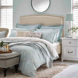 Laura Ashley Pussy Willow Duvet Cover Bedding Set Duckegg