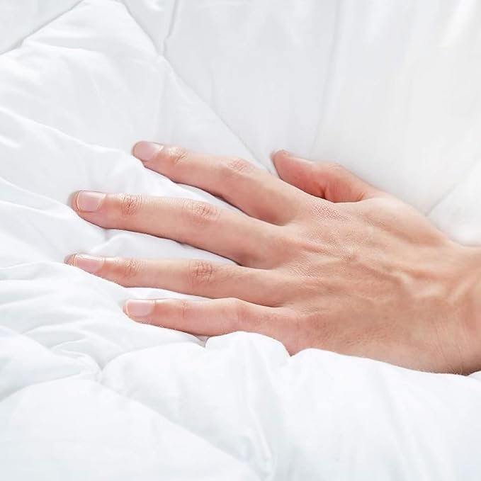 Quilted Fitted Mattress Protector Bedding Mattress Cover Topper Protection Extra Deep Stretches 35Cm - Image 2