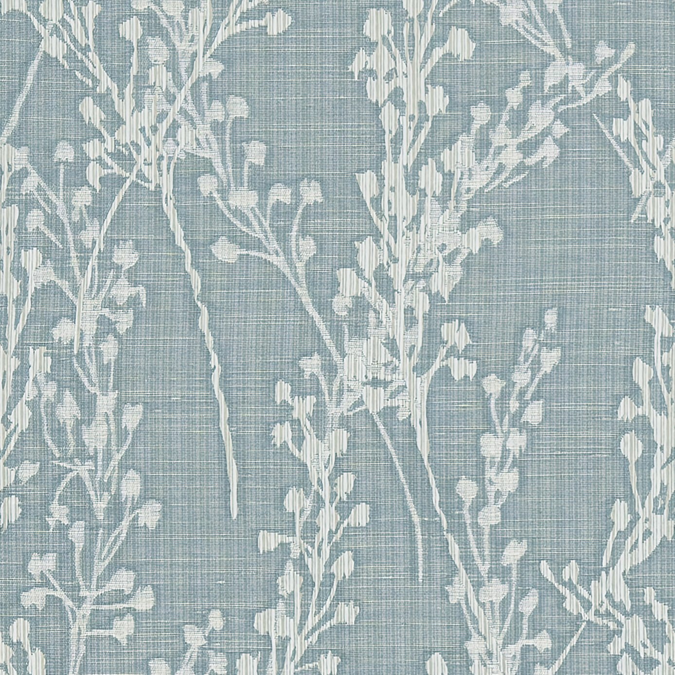 Grace Jacquard Sprig Made To Measure Curtains Smoky Blue - Image 3