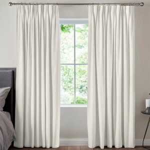 Grace Jacquard Sprig Made To Measure Curtains Frost