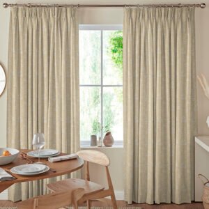 Truth Printed Floral Jacquard Made To Measure Curtains Lemon