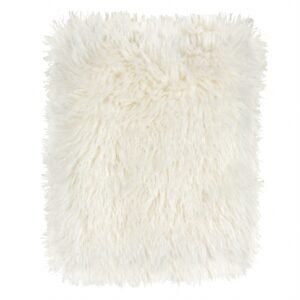 Furn Rowan Faux Fur Throw 130cm x 180cm Ecru