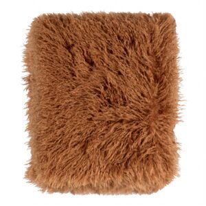 Furn Rowan Faux Fur Throw 130cm x 180cm Ginger