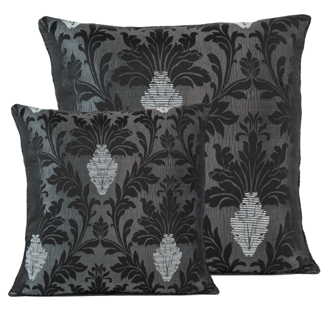 Floral Jacquard Square Sofa Cushion Cover for Bedroom - Image 10