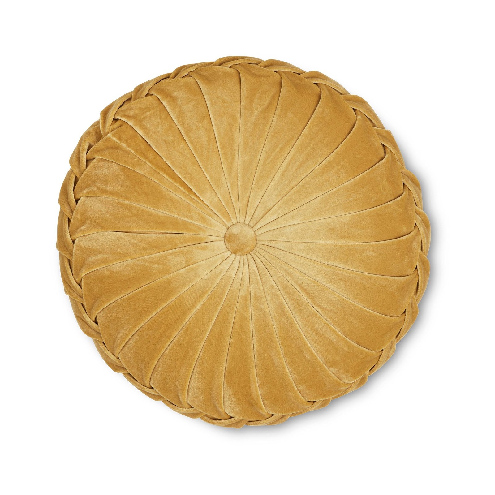 Laura Ashley Rosanna 35cm x 14cm Round Filled Cushion Amber - Image 2