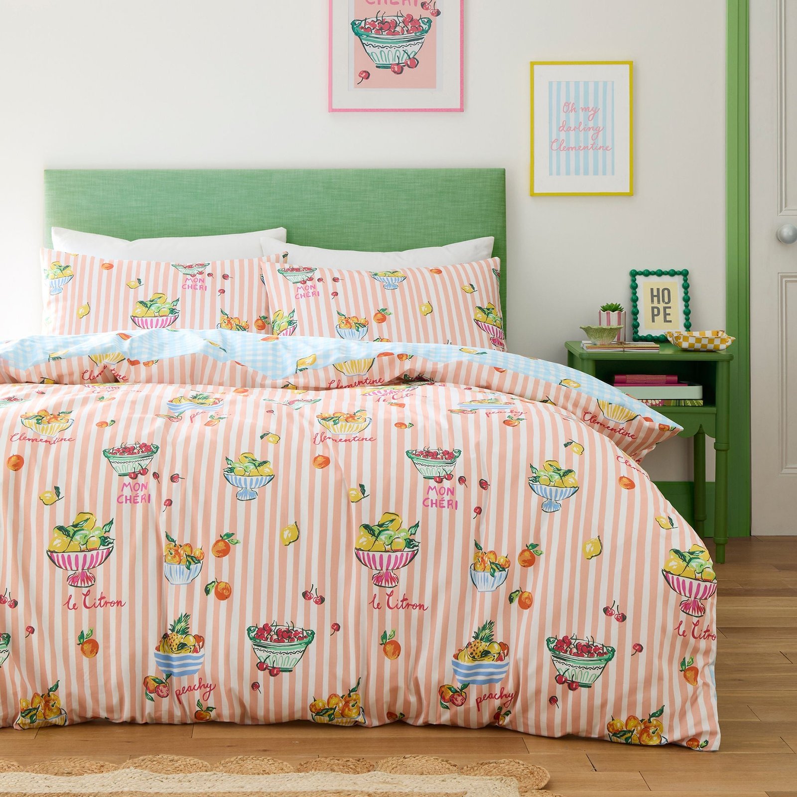 Fusion Summer Fruits Duvet Cover Bedding Set Multi - Image 2