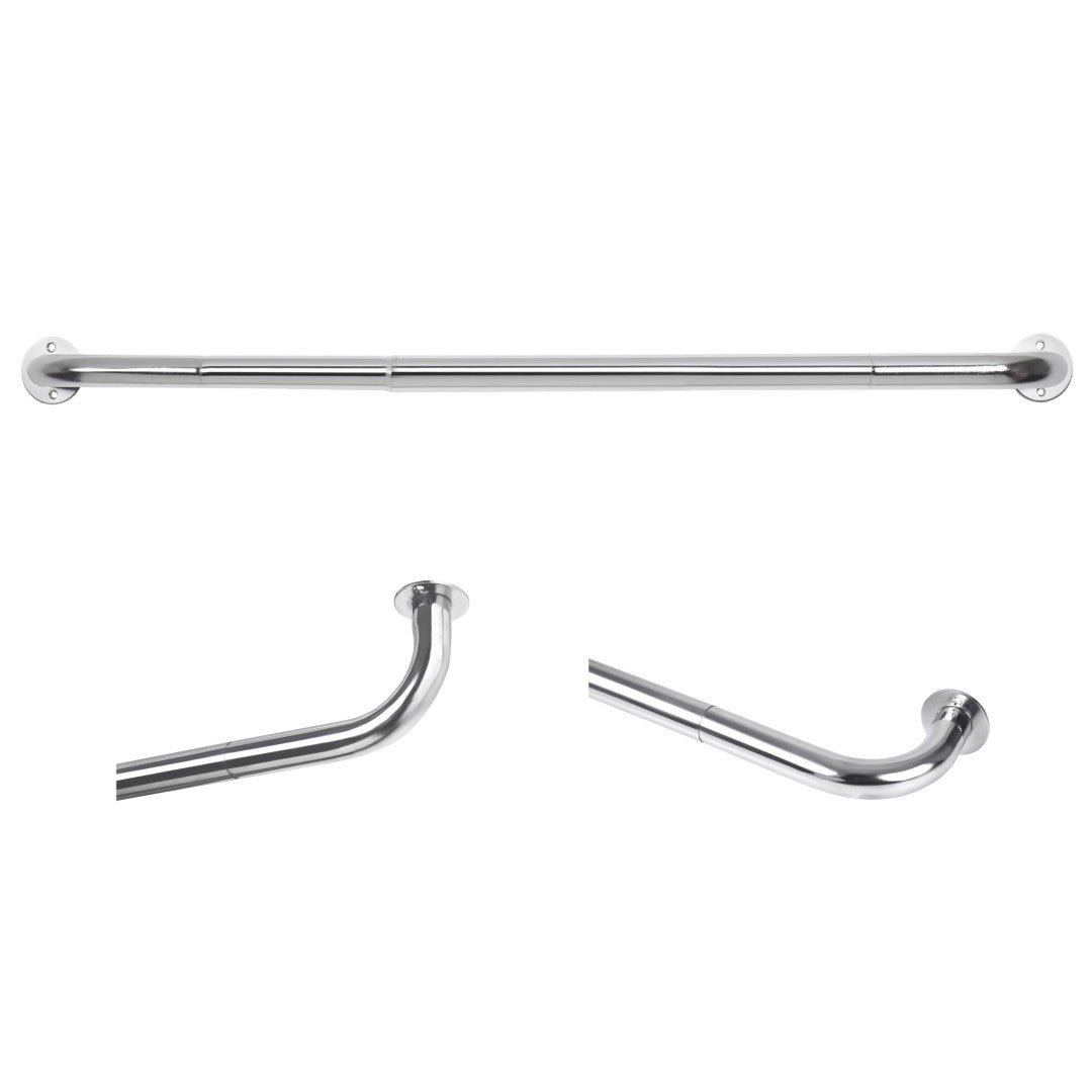 Extendable Room Darkening Blackout Curtain Pole Set - Image 8