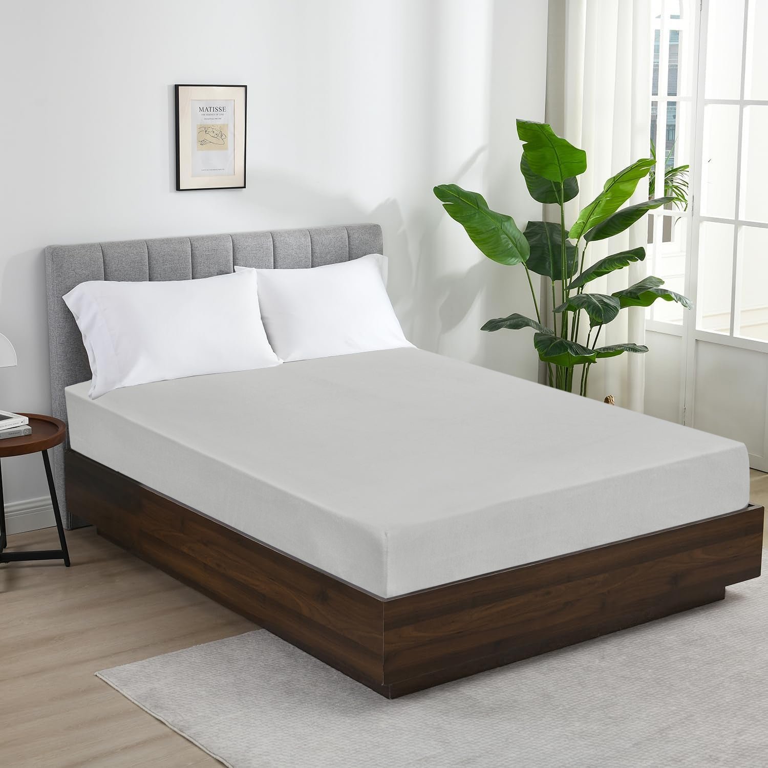 Jersey Cotton Fitted Sheet Extra Deep 25CM - Image 36