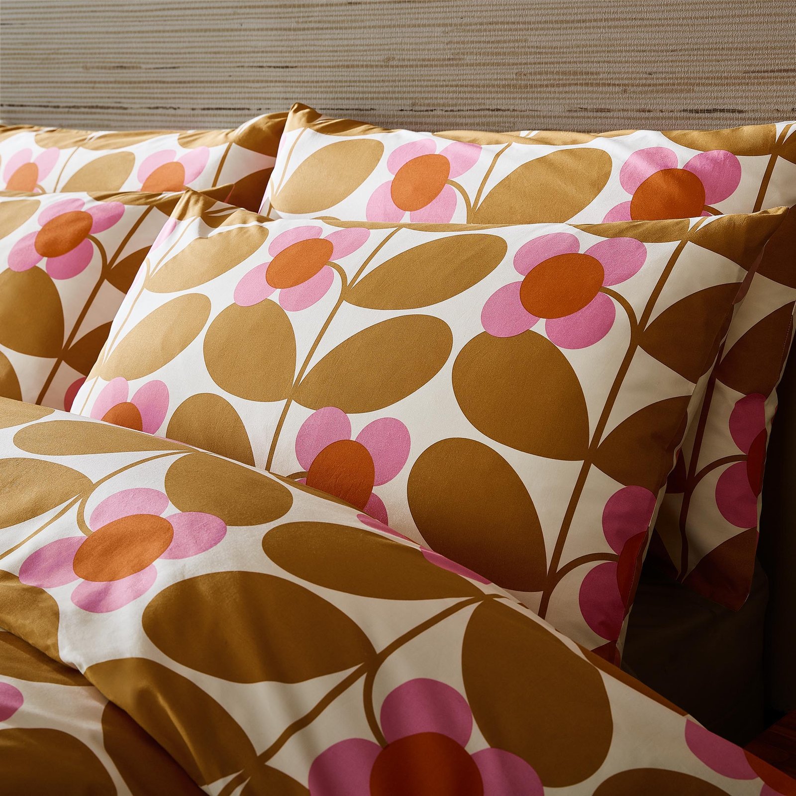 Orla Kiely Stem Bloom Bedding Set Saffron - Image 2