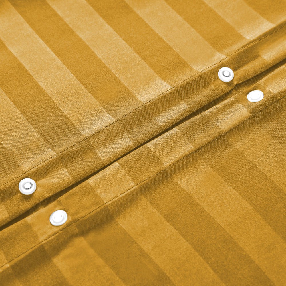 Ochre Stripe Duvet Cover Set - Image 3